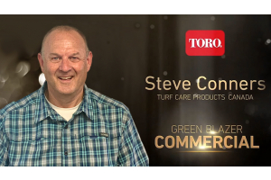 Turf Care Commercial Sales Manager Steve Conners Wins the Coveted Toro Green Blazer Award