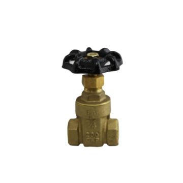 Boshart 2" Threaded Brass Gate Valve