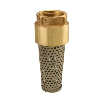 Boshart 1 1/4" Brass Foot Valve