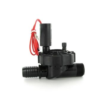 Hunter PGV Jar Top, Globe Valve, Without Flow Control, Threaded Inlet/Outlet 1" MPT x Barb 