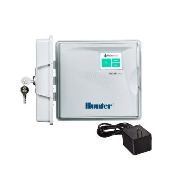 Hunter Pro-HC Fixed 6-Station Indoor Controller, Plastic Wall Mount