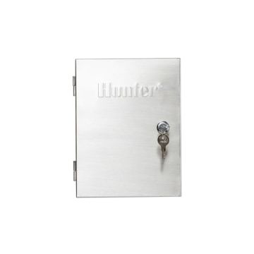 Hunter XC Hybrid Series 12-Station Battery Controller, Stainless Steel