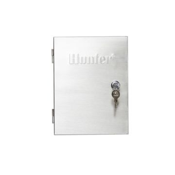 Hunter XC Hybrid Series 6-Station Battery Controller, Stainless Steel