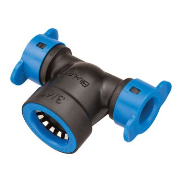 Hydro-Rain 3/4" Bullhead x 1/2" Blu-Lock x 1/2" Blu-Lock x 3/4" Blu-Lock 