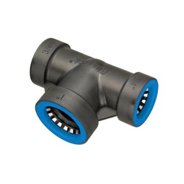 Hydro-Rain 1" Blu-Lock x 3/4" BL Bull Tee