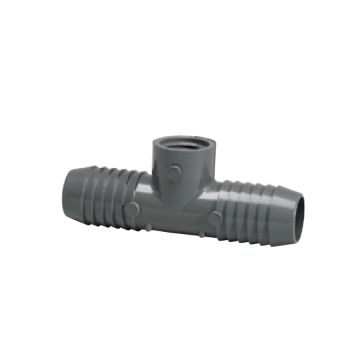 Insert Fitting, 1 1/2" x 1 1/2" x 1/2" Combination Tee