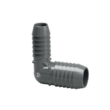 Insert Fitting, 3/4" x 1/2" 90-Degree Reducing Elbow