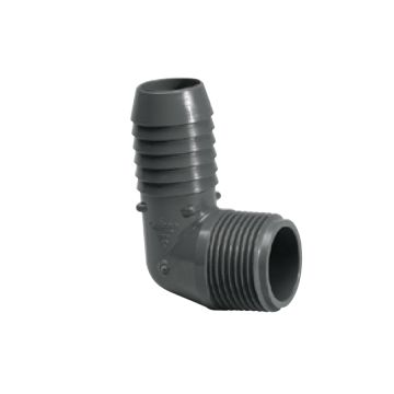 Insert Fitting, 1" x 1/2" Combination 90 Degree Elbow