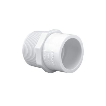 Schedule 40, 1" x 3/4" Male Adapter (MIPT x Slip)