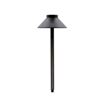 LumienCORE Alumiinum Black Flat Top Area Light, 2700K