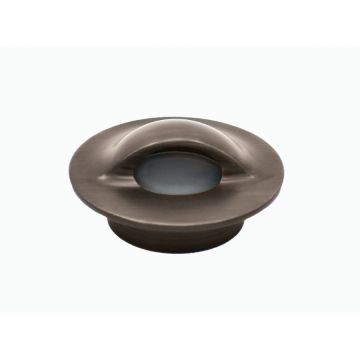 Lumien Brass Micro Light, Recessed, Circular Half-Moon