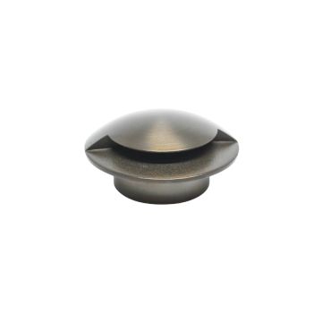 Lumien Brass Micro Recessed Circular Light, 180-Degree