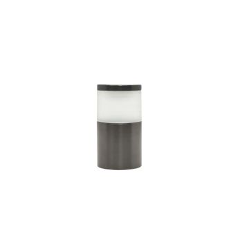 Lumien Brass Micro Bollard Component, 360-Degree, Frosted, Brass Topper