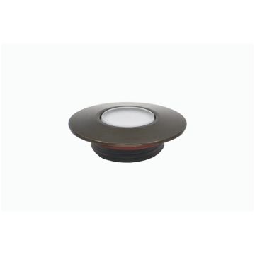 Lumien Brass Nano Flush Recessed Light, Circular