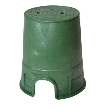 NDS Pro Series 7" x 9" Round Green Valve Box and Cover