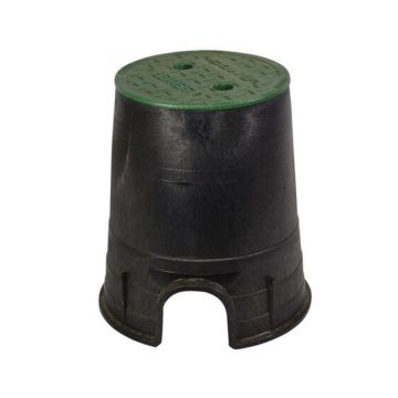 NDS Standard Series 6" Round Black Valve Box and Cover
