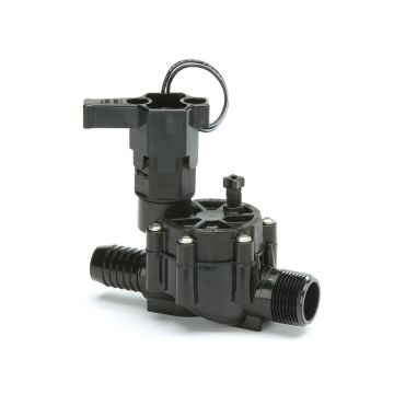 Rain Bird 1" DV Series In-line Plastic Residential Control Valve - Male x Barb