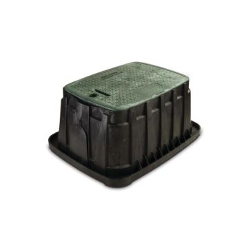 Rain Bird Jumbo Valve Box with Green Lid
