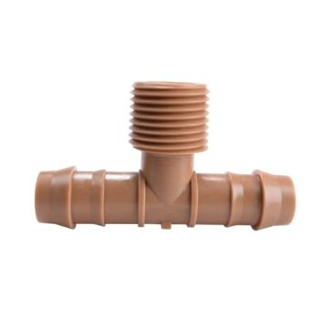 Toro 1/2’’ MPT Combination Tee, 17mm Drip Fitting