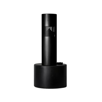 Trends Electronics  - Round Black Bollard Loudspeaker 180-Degree