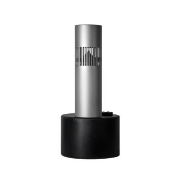 Trends Electronics - Round Silver Bollard Loudspeaker 360-Degree
