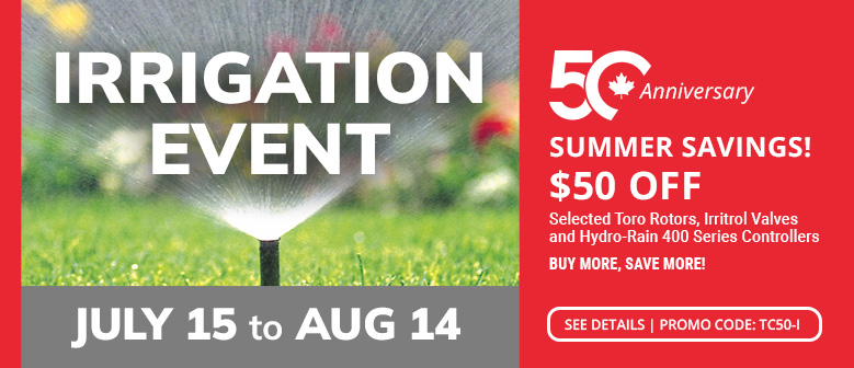 50th Anniversary Summer Savings Event - $50 off Selected Products!