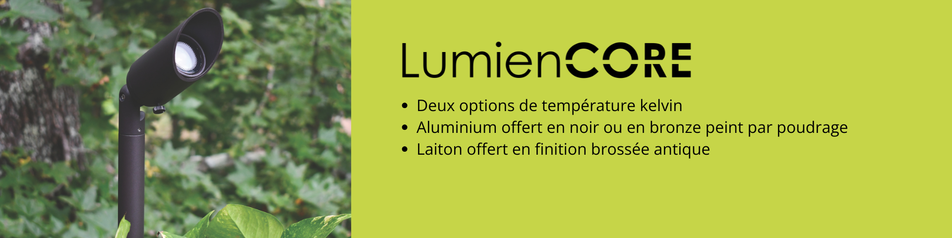 LumienCore CORE offers simplicity in terms of standard industry features. The fixtures have defined CCT and, in most cases, beam spreads. 